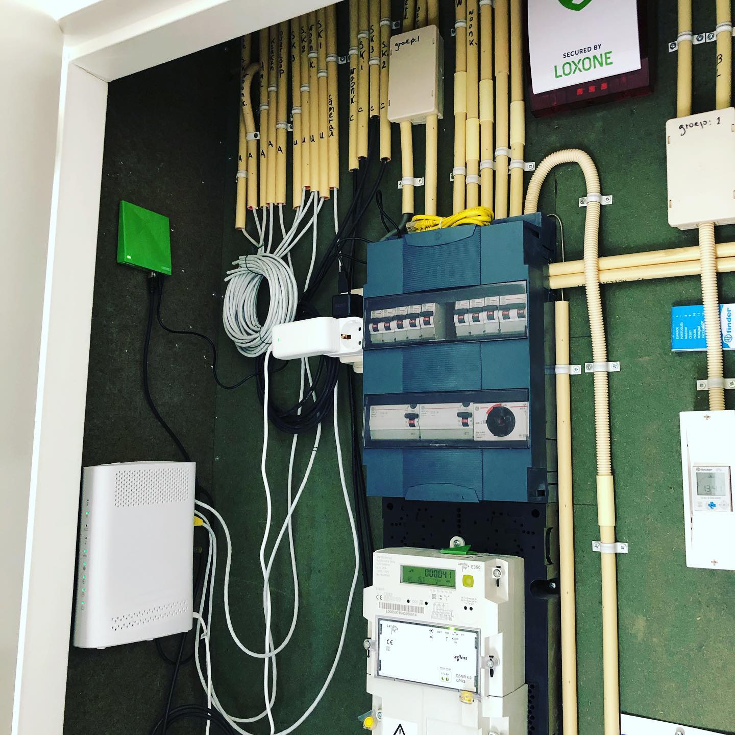 Loxone alarm en klimaatregeling vakantiewoning